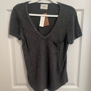 NWT t la by anthropologie grey t shirt